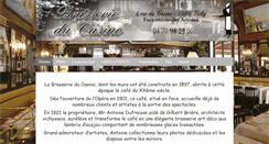 Desktop Screenshot of brasserie-du-casino.fr