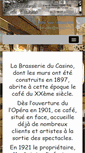 Mobile Screenshot of brasserie-du-casino.fr